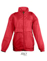 Kinder Jas L889K Kids Windbreaker Surf Sols rood